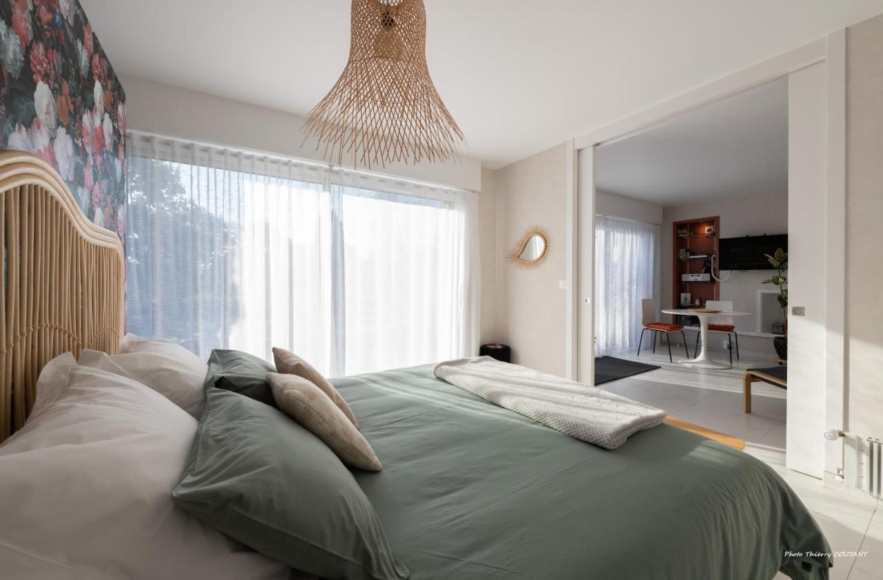 Agape, Elegant T2, 4 Etoiles, Plage Et Gr34 3Km, Centre Ville 750M Fouesnant Bagian luar foto