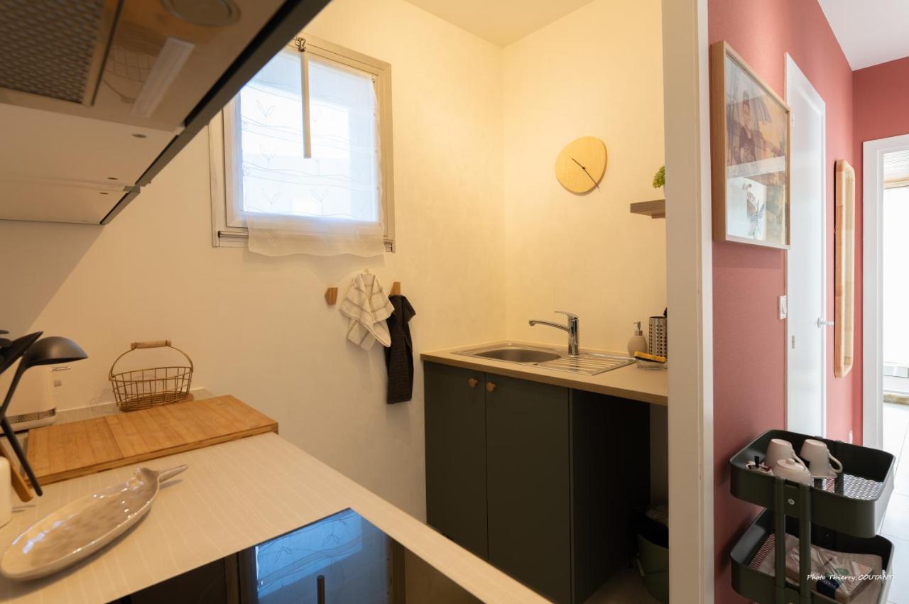 Agape, Elegant T2, 4 Etoiles, Plage Et Gr34 3Km, Centre Ville 750M Fouesnant Bagian luar foto