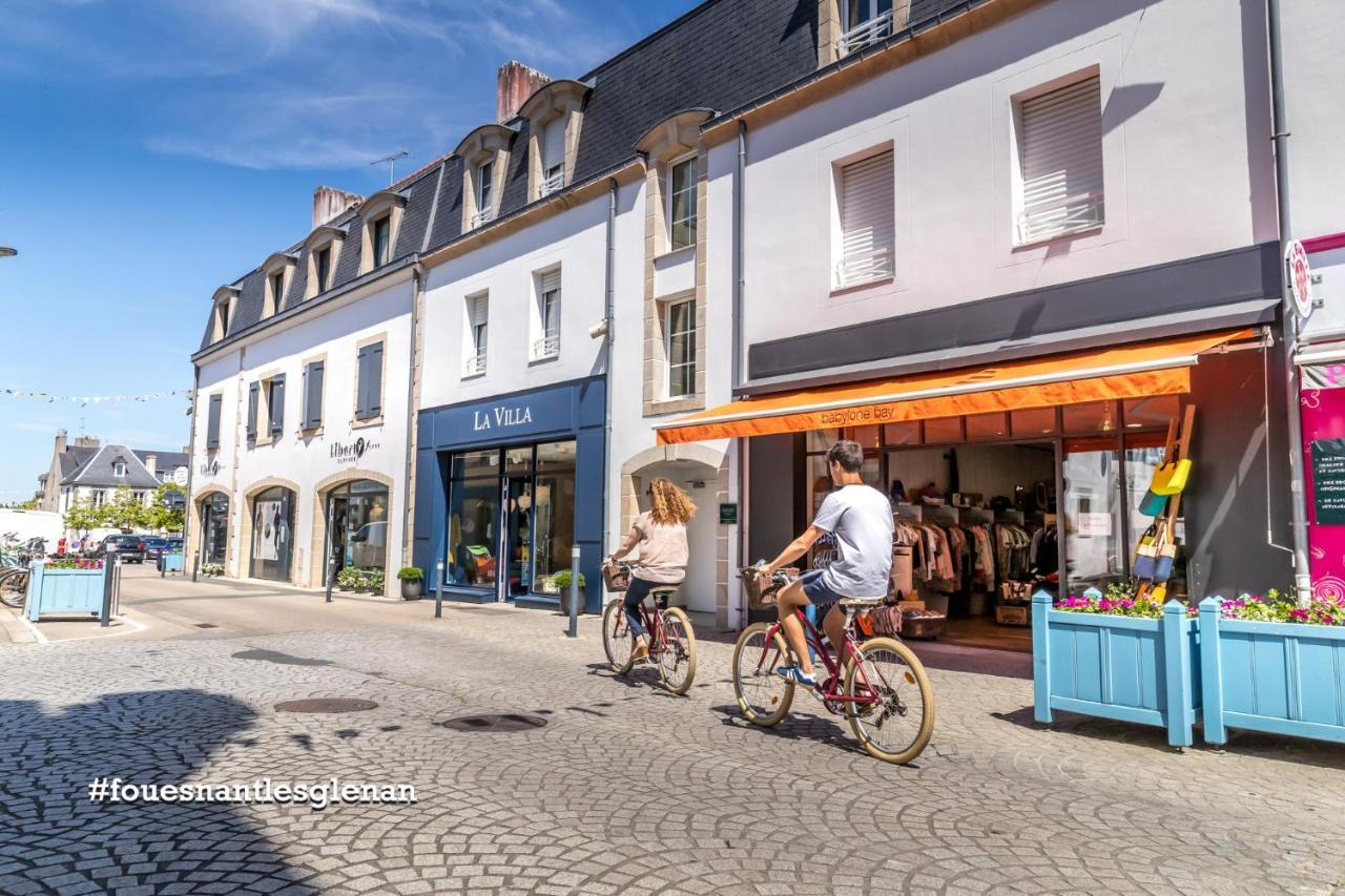 Agape, Elegant T2, 4 Etoiles, Plage Et Gr34 3Km, Centre Ville 750M Fouesnant Bagian luar foto